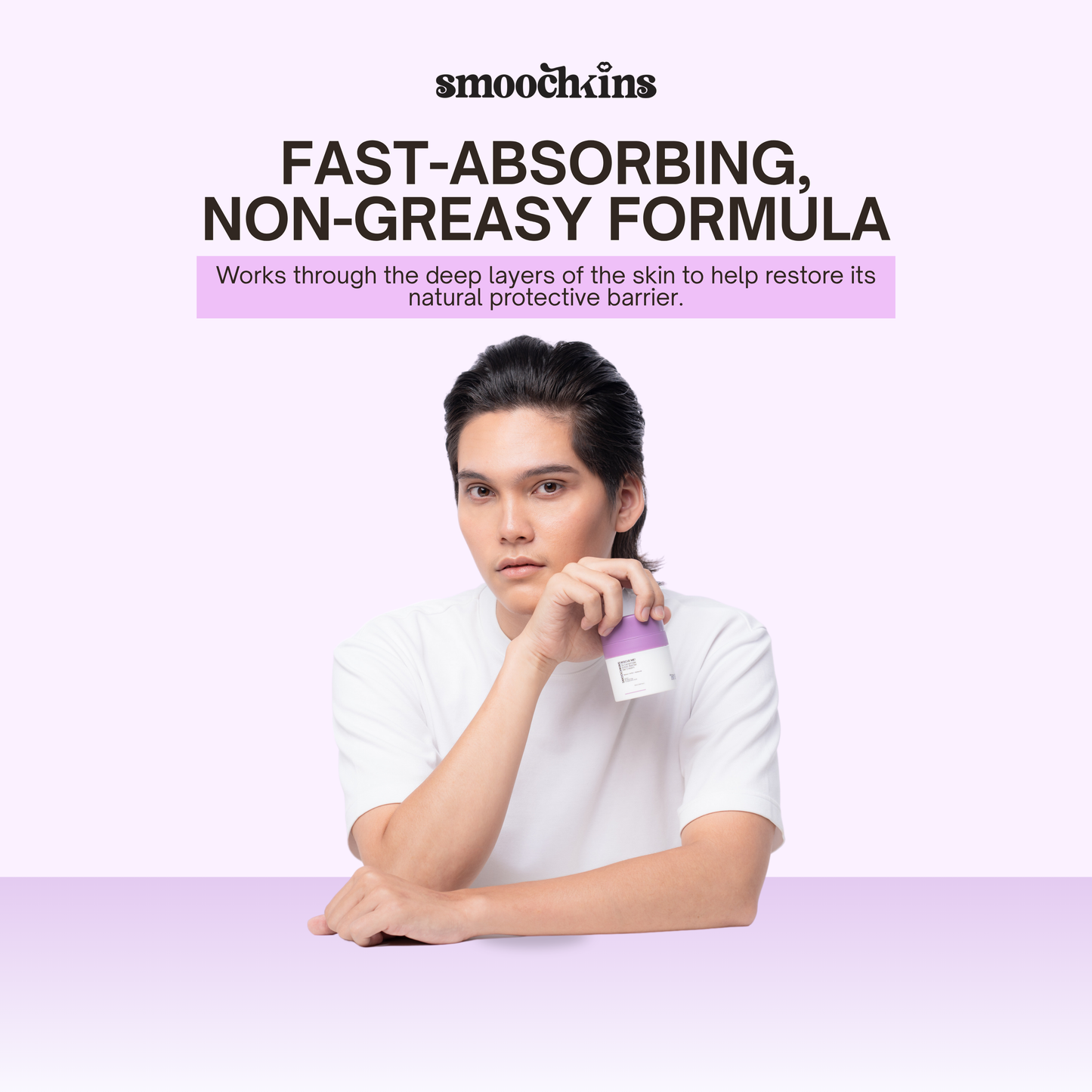 Smoochkins Rescue Me! 5X Ceramide Ectoin Barrier Gel Cream Moisturizer