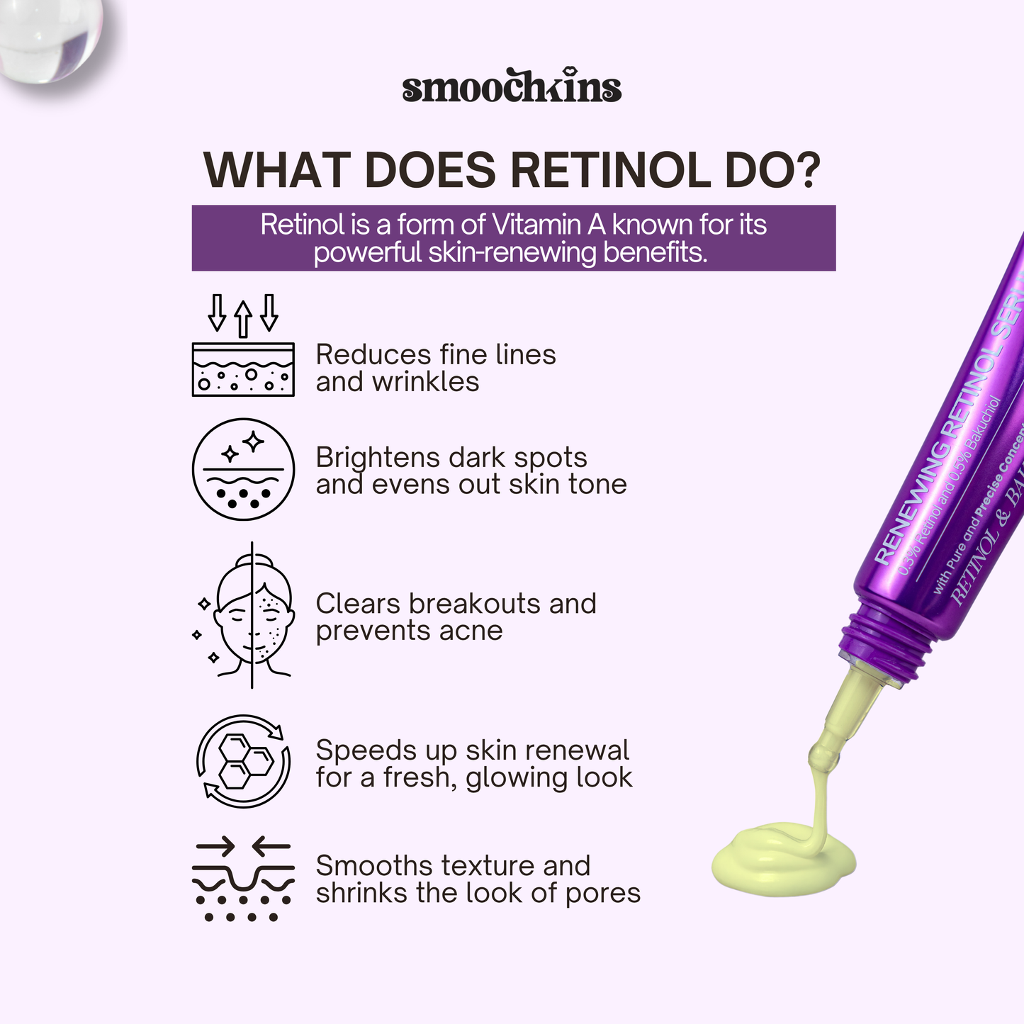 Smoochkins Renewing Retinol Serum