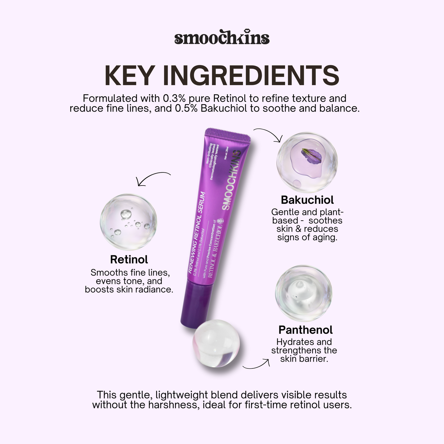 Smoochkins Renewing Retinol Serum